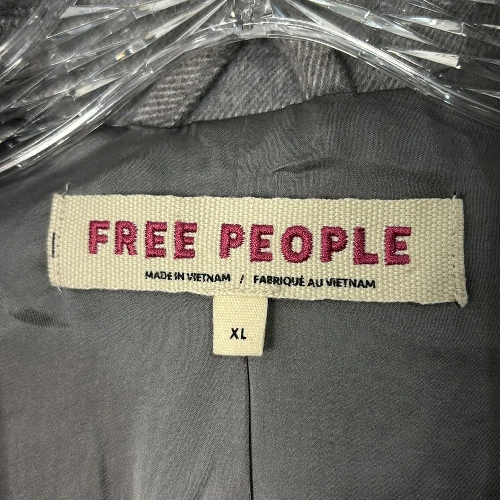 Free People Hannah Oversized Blazer Jacket Size XL - Picture 2 of 6